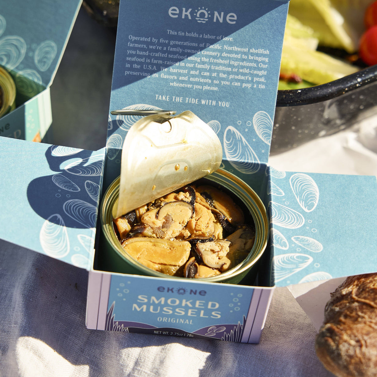 M Ekone Smoked Mussels