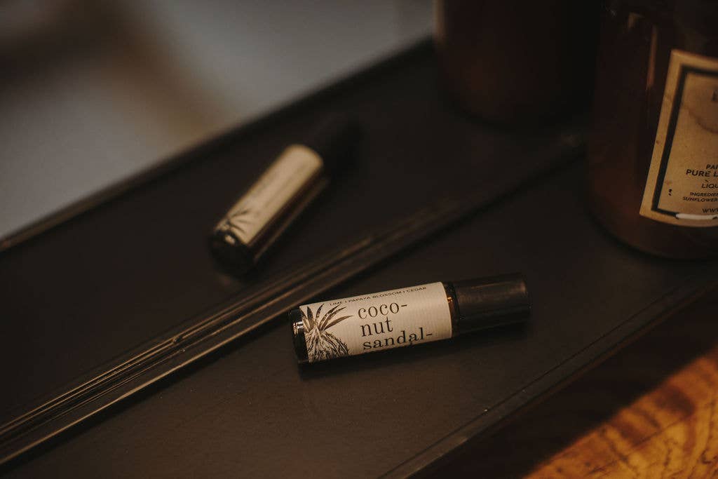 E Broken Tops-Coconut Sandalwood Roll-On Perfume