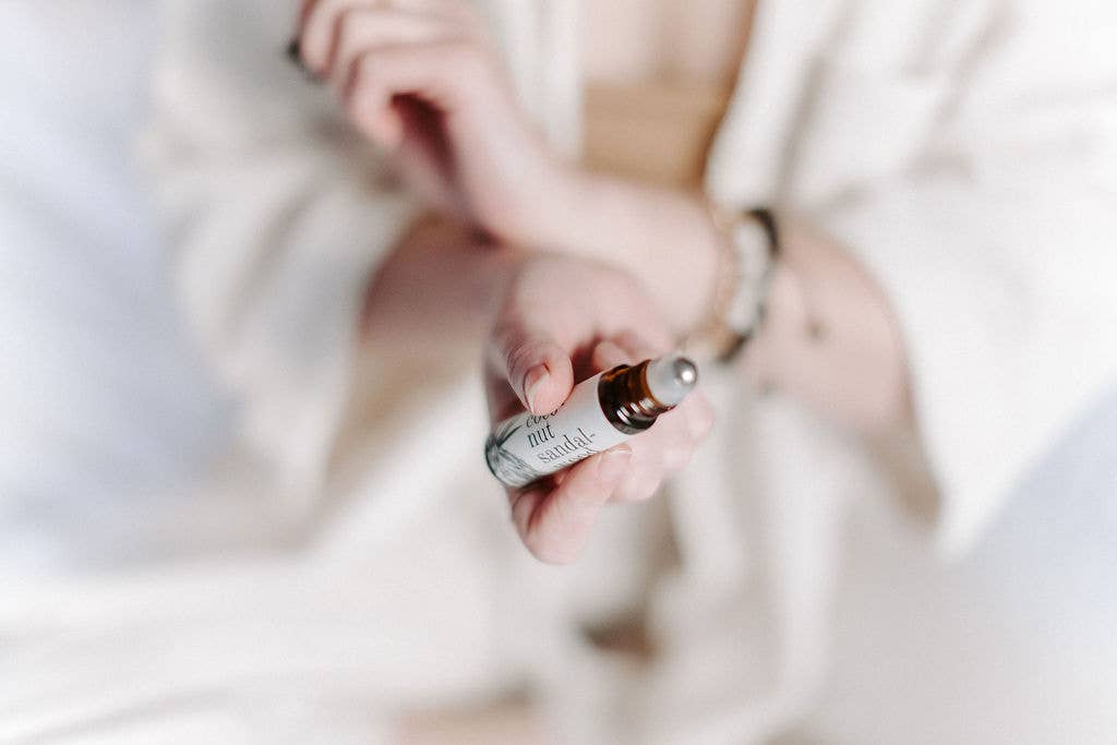 E Broken Tops-Coconut Sandalwood Roll-On Perfume