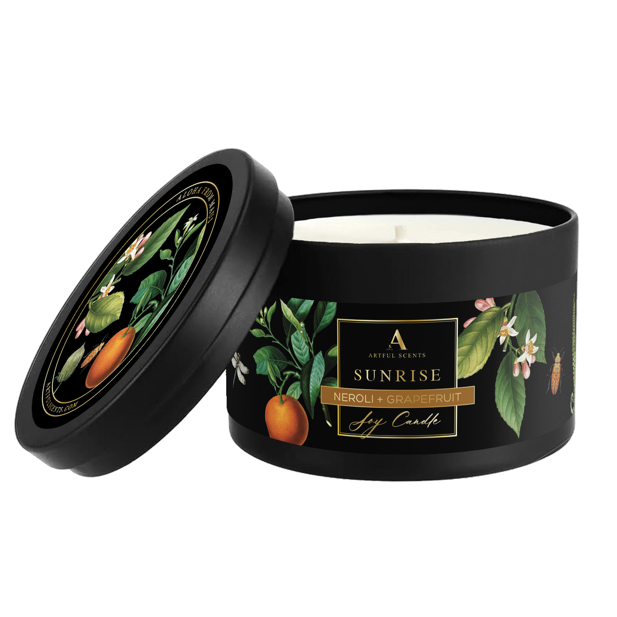B Sunrise Candle - Neroli + Grapefruit